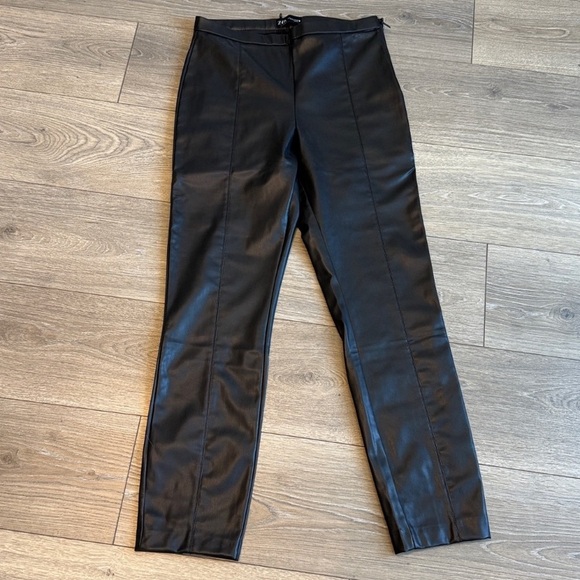 ZARA FAUX LEATHER LEGGINGS - Picture 7 of 9